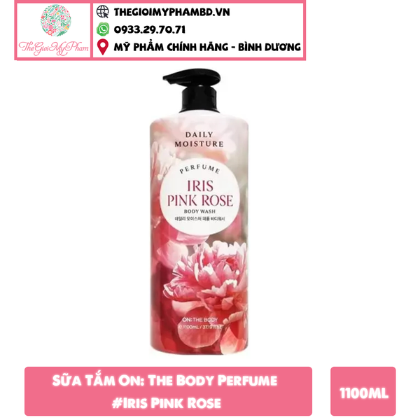 Sữa Tắm On: The Body Perfume #Iris Pink Rose 1100ml