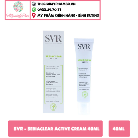 SVR - Sebiaclear Active Cream 40ml