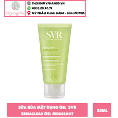 SVR - SRM da dầu Sebiaclear Gel Moussant 55ml