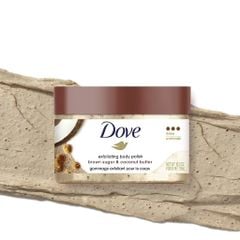 Kem Tẩy Da Chết Body DOVE 298g #Đường Đen&Dừa