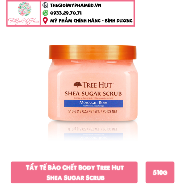 Tree Hut - Tẩy da chết Body 510g #Maroccan Rose