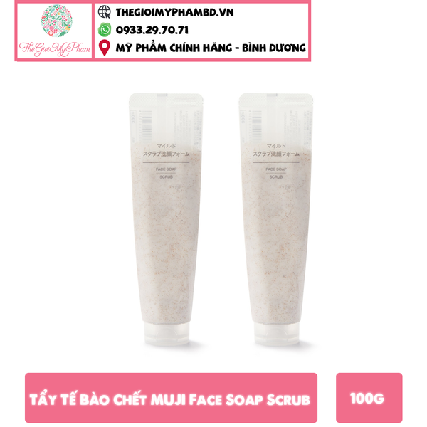 Tẩy Da Chết Muji Face Soap 100g (Tuýp mềm)