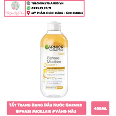 Garnier - Tẩy Trang 400ml #Nâu