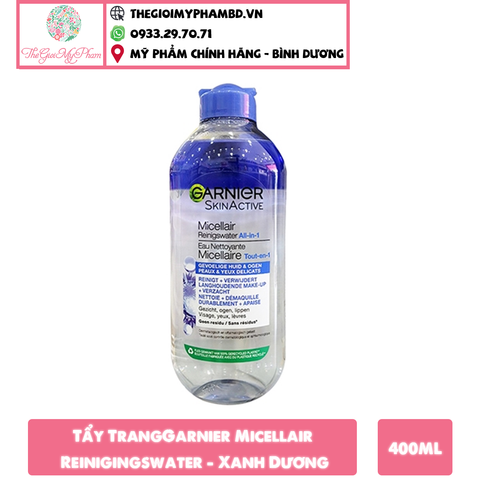 Garnier - Tẩy Trang 400ml #Xanh-Dầu