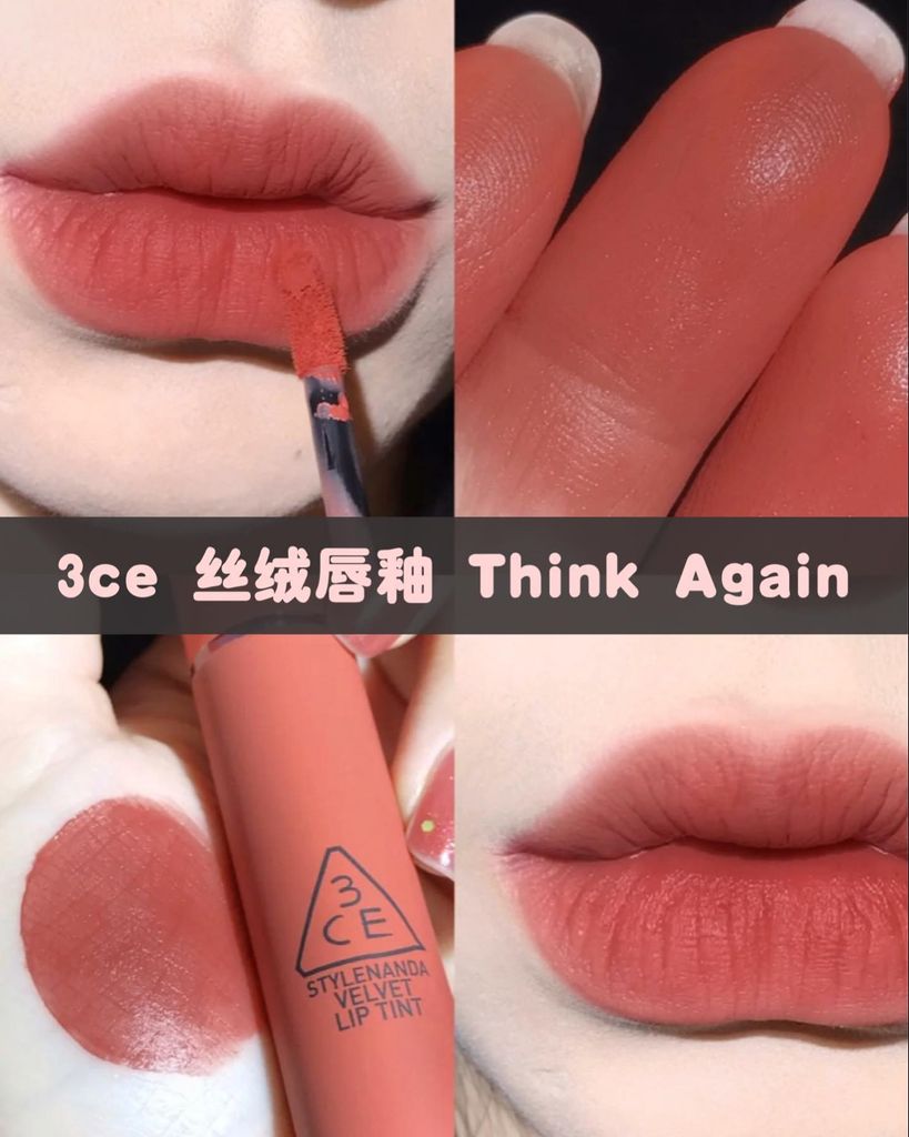 Son 3CE Velvet Lip Tint #Think Again ( Ko tđ)