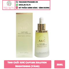 Tinh Chất AHC Capture Solution Signature Ampoule #Brightening (Vàng)