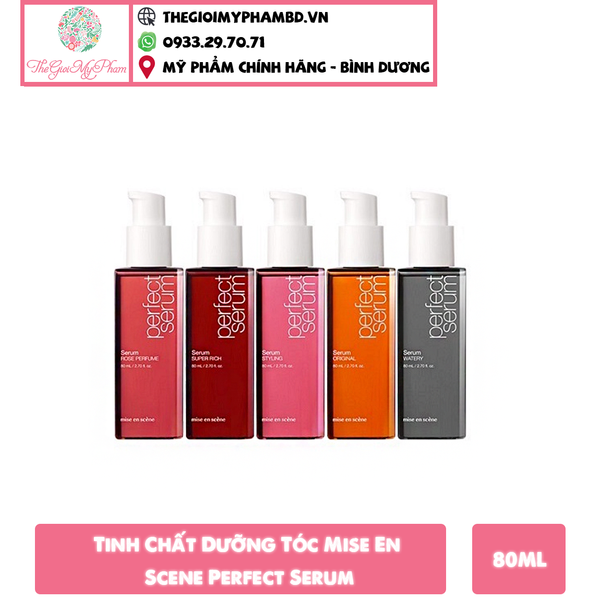 Tinh Chất Dưỡng Tóc Mise En Scene Perfect Serum 80ml #Rose Mẫu Mới