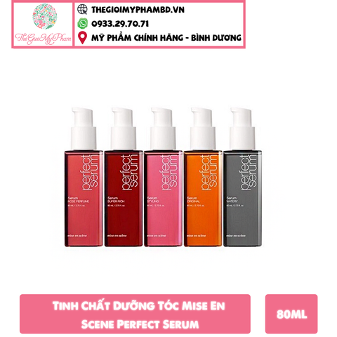 Tinh Chất Dưỡng Tóc Mise En Scene Perfect Serum 80ml #Styling Mẫu Mới