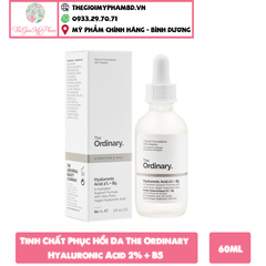 The Ordinary-Hyaluronic Acid 2%+B5 60ml (Sizre lớn X2)