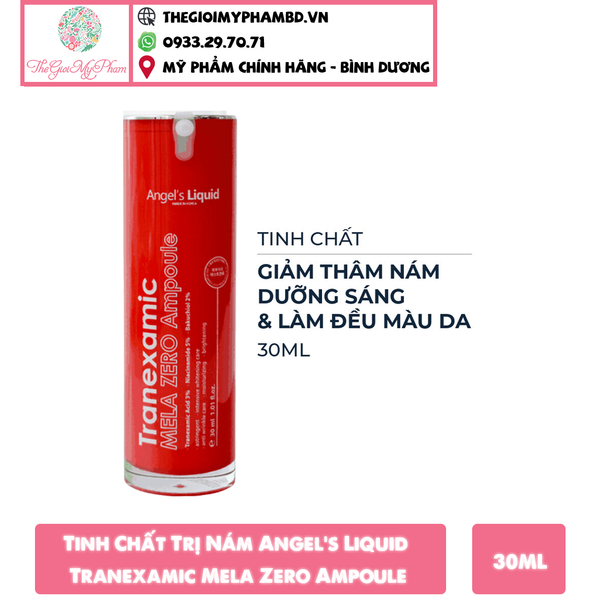 Tinh Chất Trị Nám Angel's Liquid Tranexamic Mela Zero Ampoule 30ml