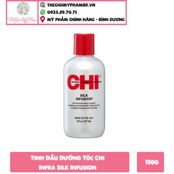 Tinh Dầu Dưỡng Tóc Chi Infra Silk Infusion Của Mỹ - 177ml