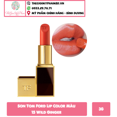 Son TOMFORD Wild Ginger Vỏ Đen ( Ko tđ )