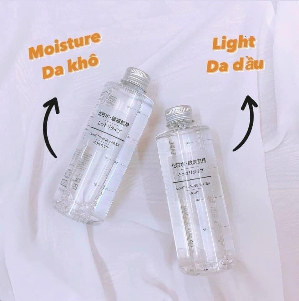 Nước Hoa Hồng MUJI Light Toning Water 200ml #Light (Da Dầu)