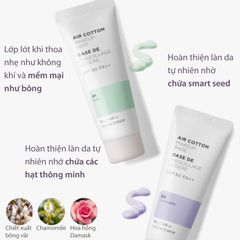 Kem Lót The Face Shop Air Cotton Makeup Base #02 Lavender