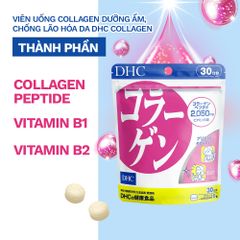 Viên Uống Bổ Sung Collagen DHC Collagen 30 Ngày/180 Viên