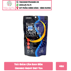 Trà Giảm Cân Ban Đêm Orihiro Night Diet Tea 48g
