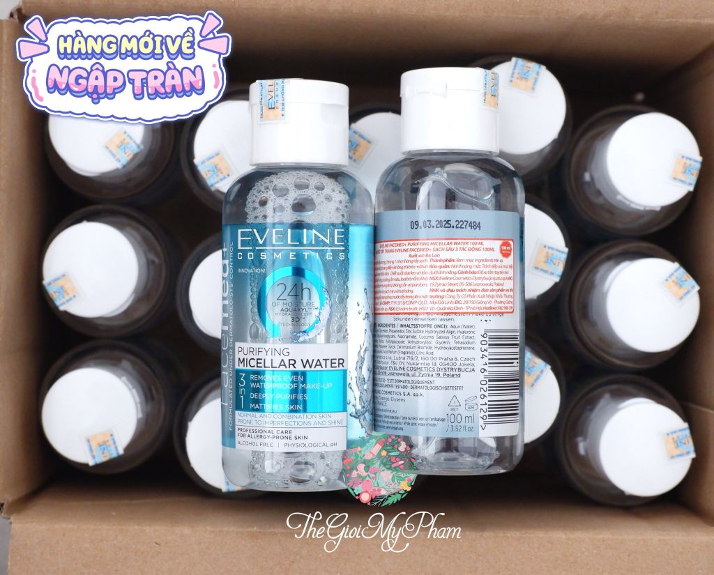 Tẩy Trang Eveline 3in1 100ml