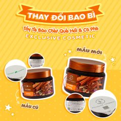 Tẩy Da Chết Toàn Thân Exclusive Cosmetic Quế Hồi Cafe 380g