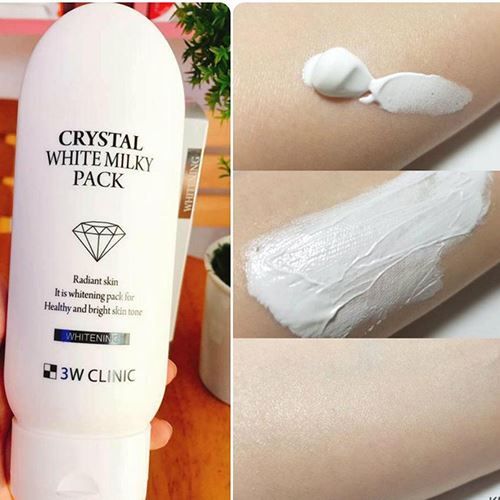 Ủ Trắng 3W Clinic Crystal White Milky Pack SALE 220K>175K