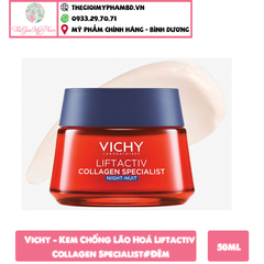 Vichy - Kem Chống Lão Hoá Liftactiv Collagen Specialist 50ml (Ko tđ) #Đêm