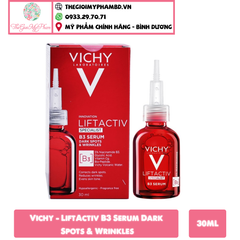 Tinh Chất Làm Mờ Vết Thâm Và Nếp Nhăn Vichy LiftActiv B3 Serum Dark Spots & Wrinkles 30ml (Ko Tđ)