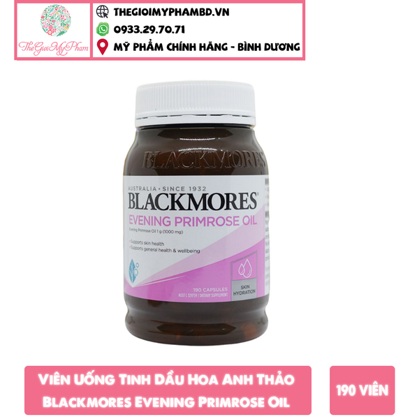 Tinh Dầu Hoa Anh Thảo Blackmores 190v (Mẫu Mới)