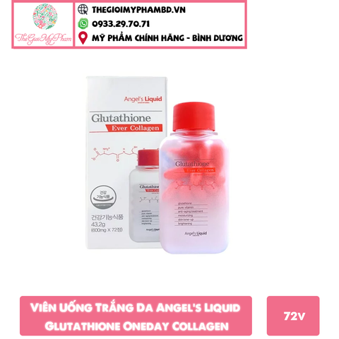 Viên uống trắng da Glutathione Ever Collagen 72 viên (Ko tđ)