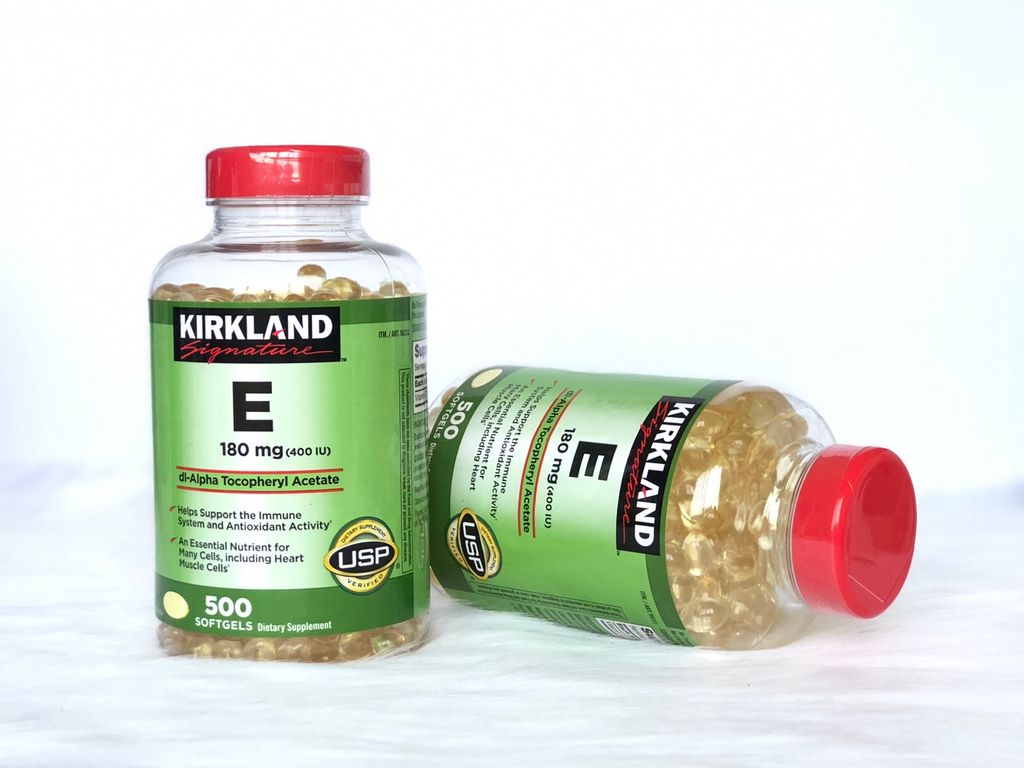 Vitamin E 400 I.U Kirkland 500 viên