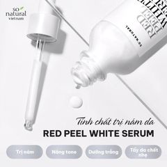 Tinh Chất Dưỡng Trắng Làm Đều Màu Da So Natural Red Peel White Serum 35ml