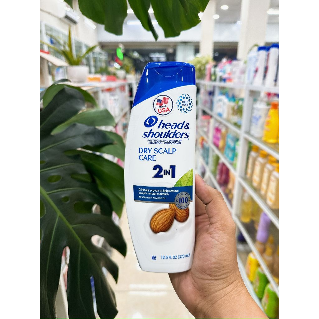 Dầu Gội Head & Shoulders 2in1 370ml #Hạnh Nhân