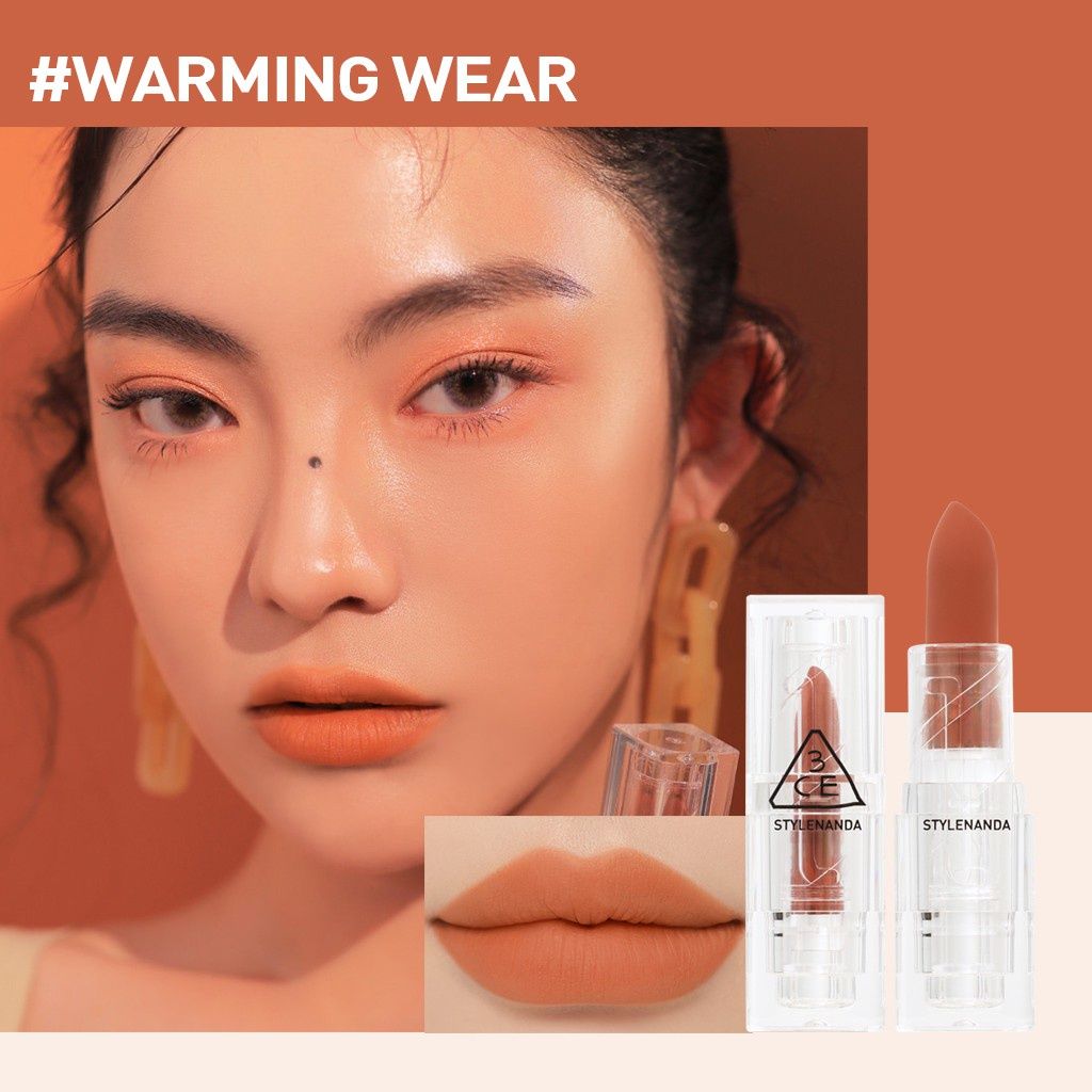 3CE - Soft Matte Lipstick #Warming Wear