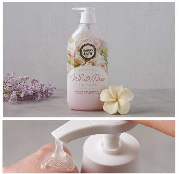 Sữa tắm Happy Bath White Rose 900g