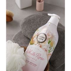 Sữa tắm Happy Bath White Rose 900g