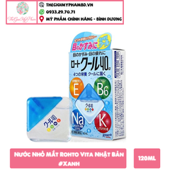 Nhỏ Mắt Rohto Nhật #Xanh