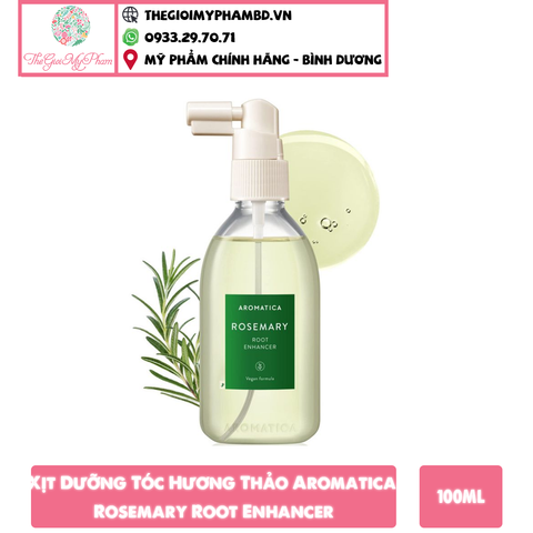 Xịt Dưỡng Tóc Hương Thảo Aromatica Rosemary Root Enhancer 100ml