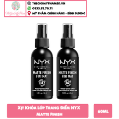 Xịt Khóa Lớp Trang Điểm NYX Matte Finish 60ml