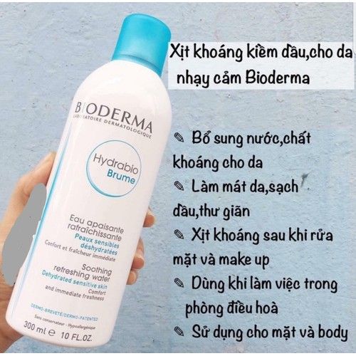 Xịt Khoáng Bioderma 300ml