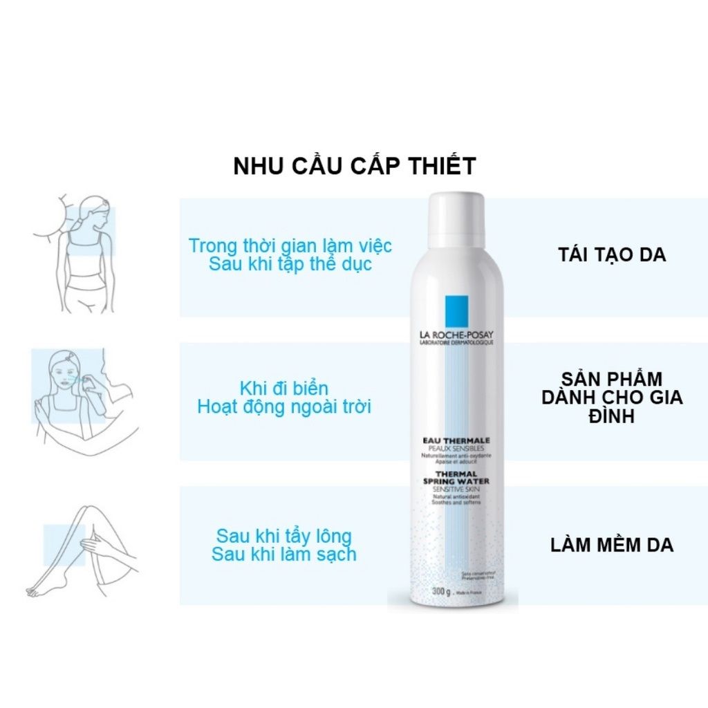 Xịt Khoáng La Roche-Posay Làm Dịu Và Bảo Vệ Da 150ml