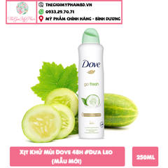 Xịt Khử Mùi Dove 48h 250ml #Dưa Leo (Mẫu Mới)