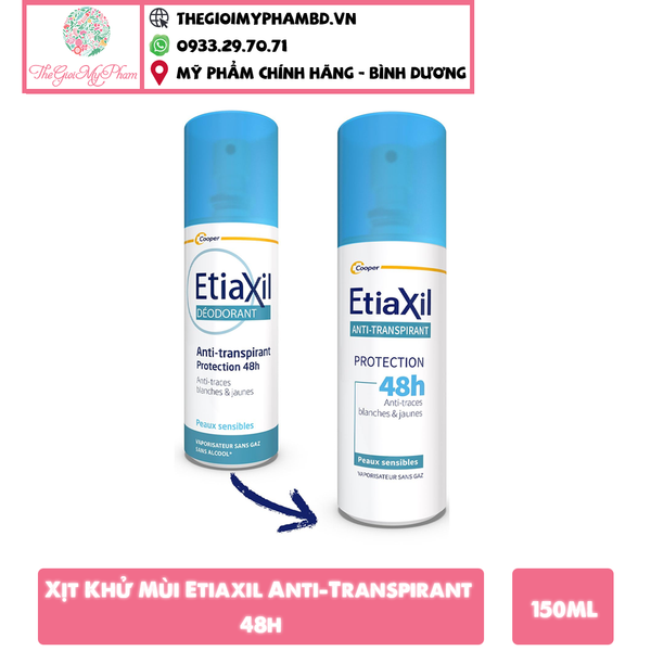 Xịt Khử Mùi Etiaxil Anti-Transpirant 48h