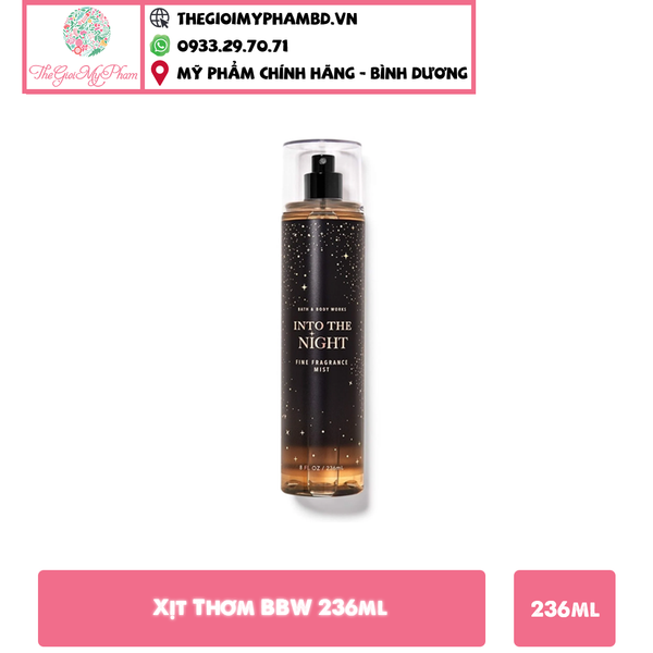 Xịt Thơm BBW #Into The Night 236ml