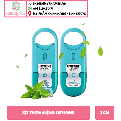 Xịt Thơm Miệng Listerine ( Cặp 2 cái )