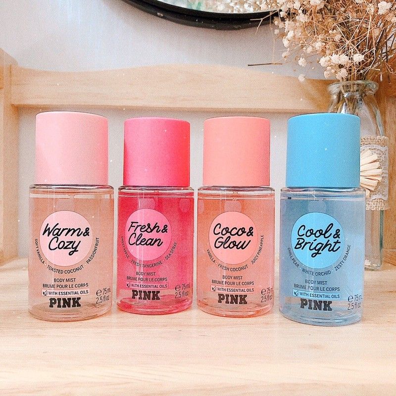 Xịt thơm toàn thân PINK 75ml #Fresh & Clean
