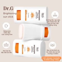 Sáp Lăn Chống Nắng Nâng Tone Dr.G 17g #Cam