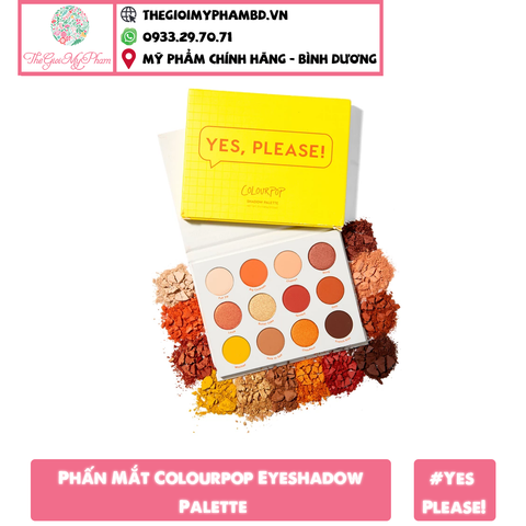 [KTD] Phấn Mắt Colourpop Eyeshadow Palette #Yes, Please!