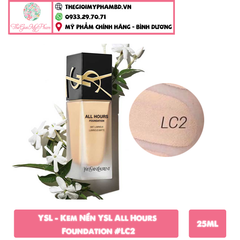 YSL - Kem Nền YSL All Hours Foundation #LC2 (Ko Tđ)
