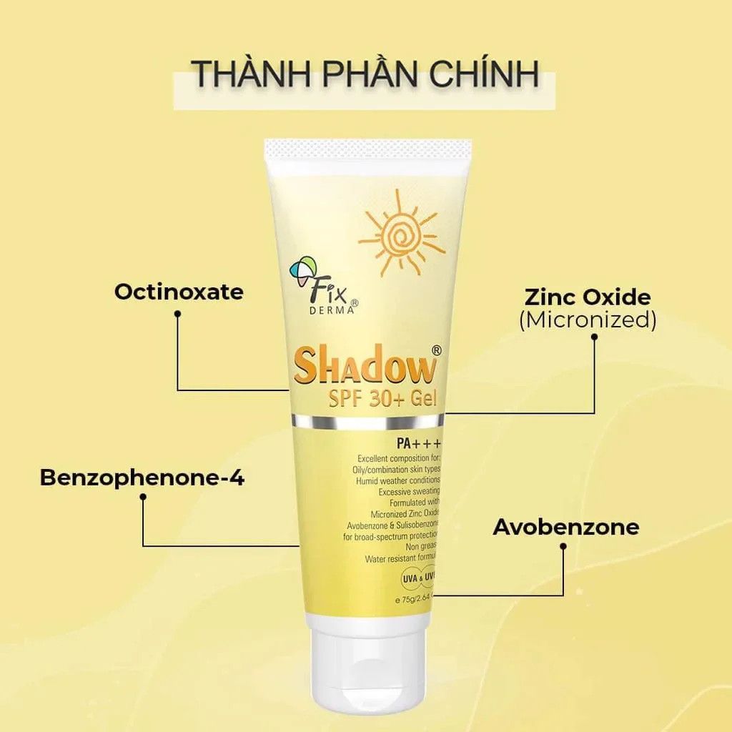 KCN Fixderma Shadow SPF30 PA +++ 75g