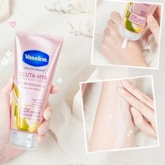 Vaseline - Gluta-Hyal 300ml #Dewy Radiance (Hồng)