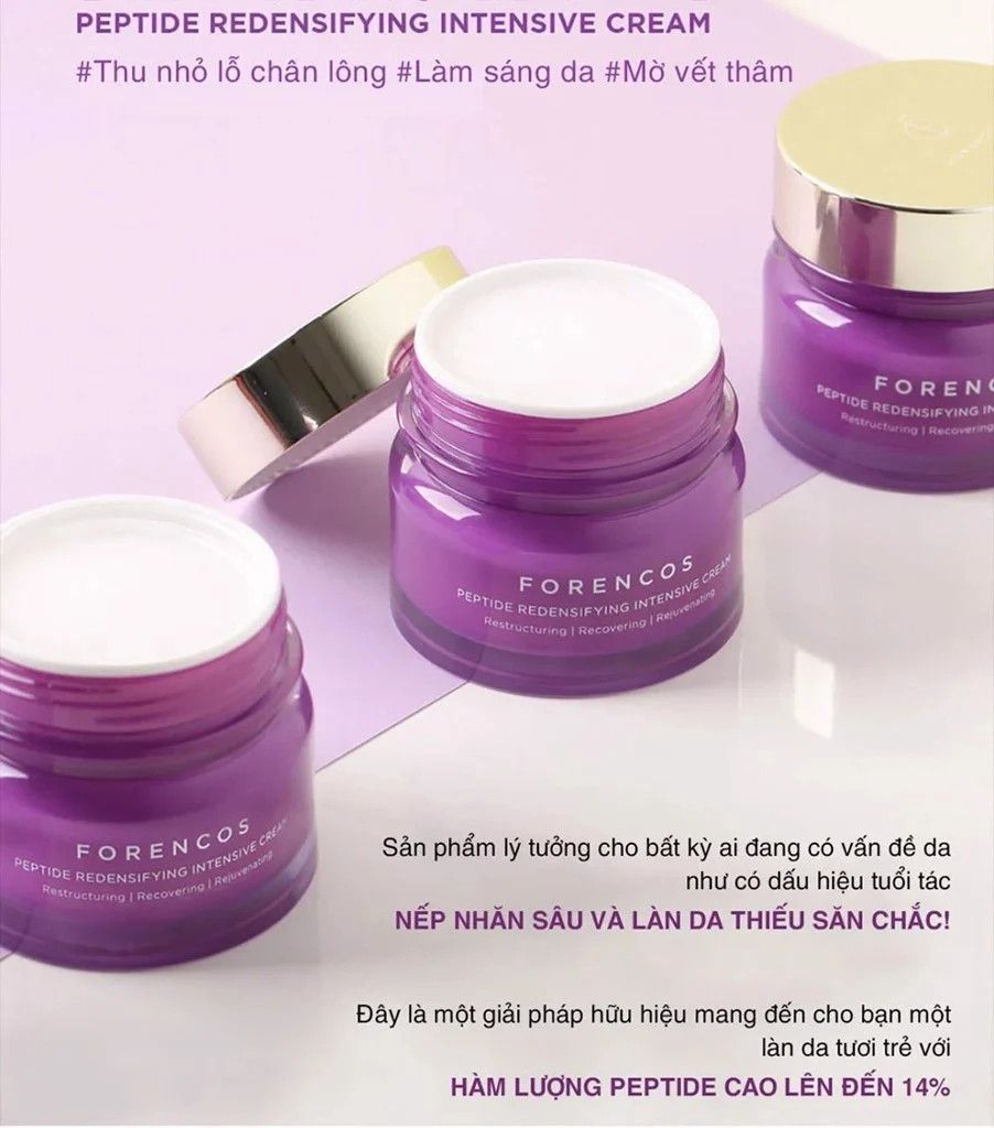 Kem Forencos Peptide Redensifying Intensive Cream 50ml Tím