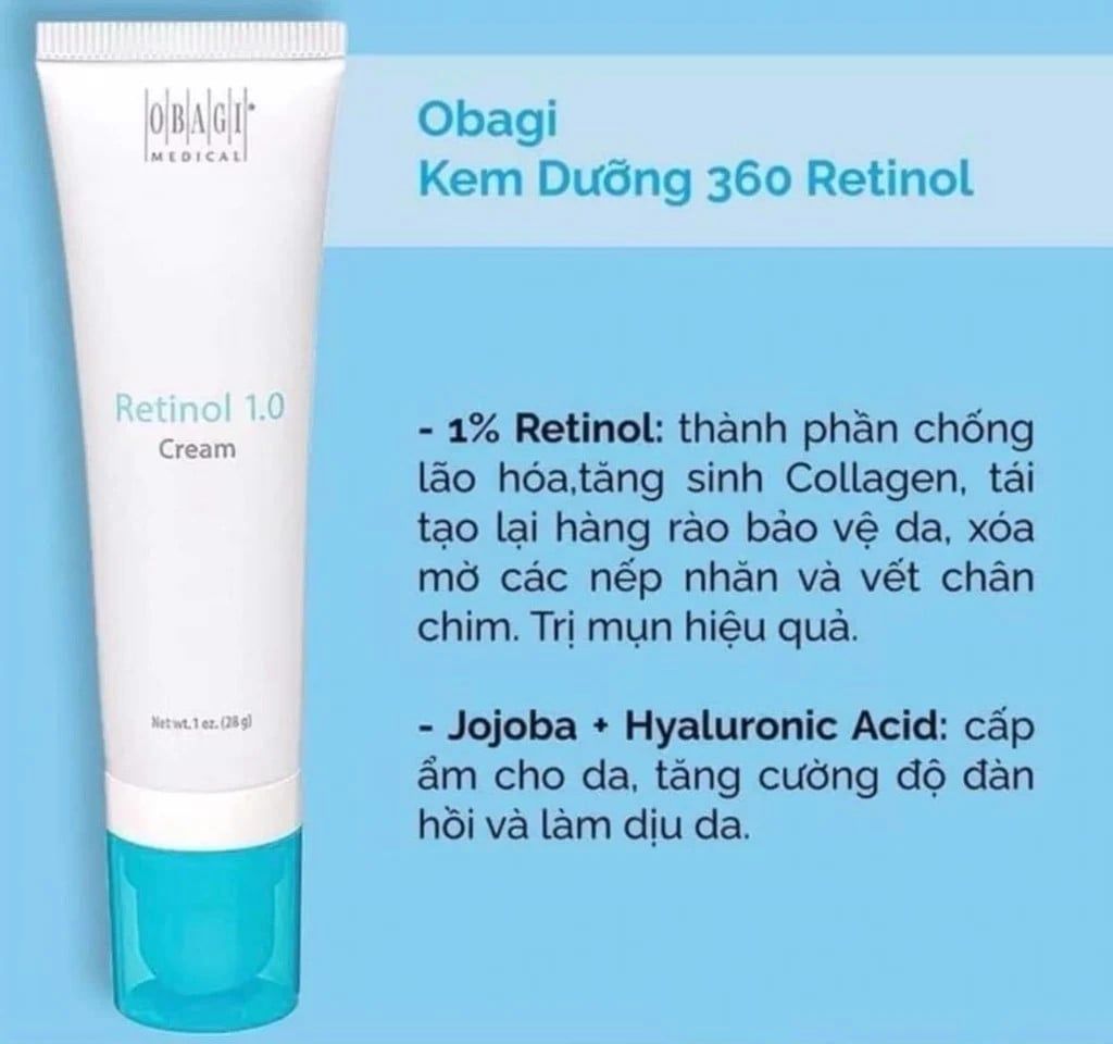 Kem Dưỡng Obagi - Retinol 1.0% Cream 28g (Ko tđ)